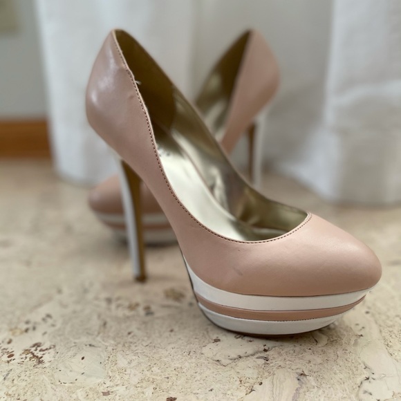 Very good condition - ladies nude pumps - Picture 4 of 6